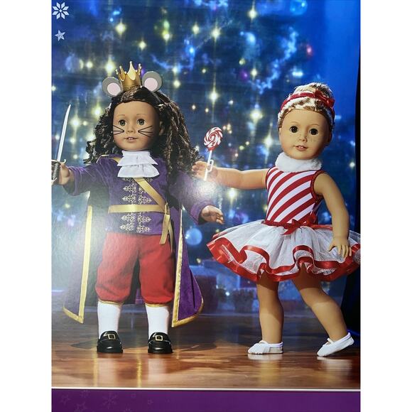 American Girl LAND OF SWEETS & MOUSE KING 2 Outfits SET Nutcracker Suite Ballet - Picture 8 of 16